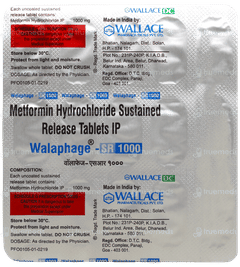 Walaphage Sr 1000 Tablet 15